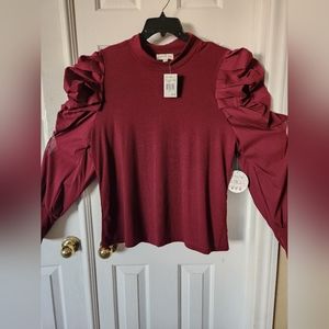 New top wine color  sz 2x